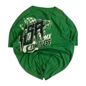 ESA Limitless T Shirt Mens XL Green Good Baggy Hip‎ Hop Y2K Graphic Tee